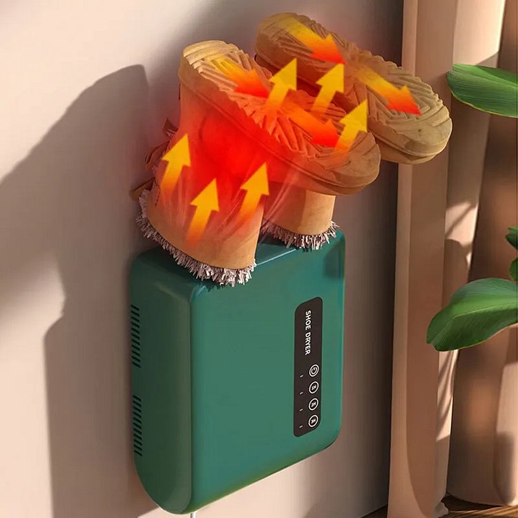 Hurtig støvletørrer & reducerer lugt & desinfektionsmiddel - Pladsbesparende skistøvlevarmer, alsidig rejsestøvlevarmer til hjemmet, rejser og vandreture 1