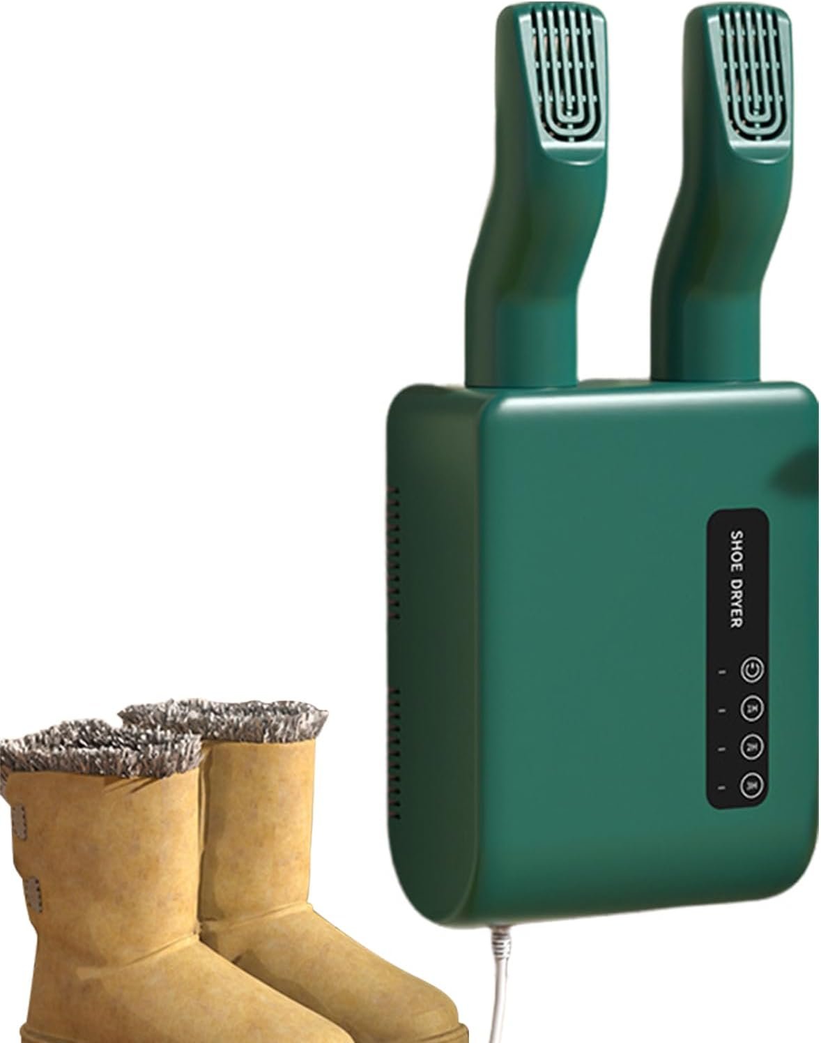 Hurtig støvletørrer & reducerer lugt & desinfektionsmiddel - Pladsbesparende skistøvlevarmer, alsidig rejsestøvlevarmer til hjemmet, rejser og vandreture 4
