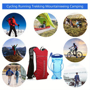 HydroPack Letvægts Hydreringsrygsæk - 2L Vandbeholder til Løb, Cykling og Vandreture 7