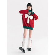 Hyggelig juletrøje til kvinder i varm akrylblanding 1