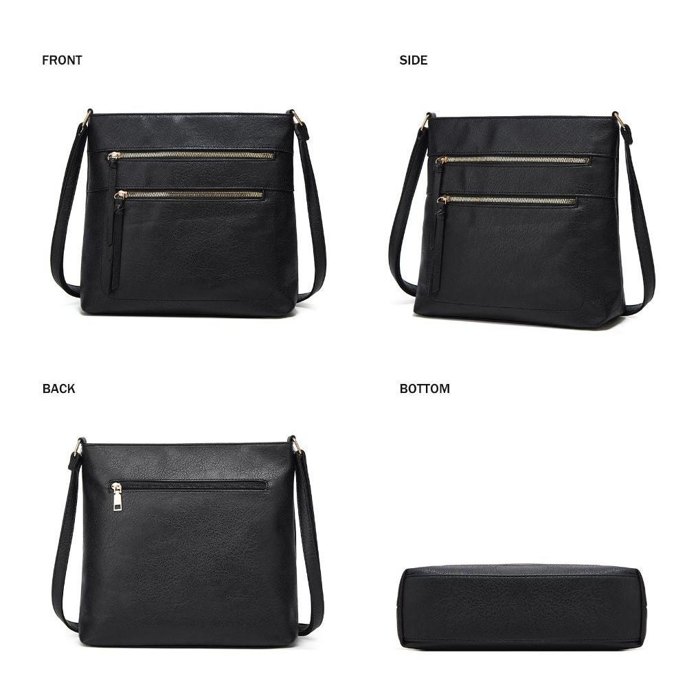 Nina | Stilfuld Læder Crossbody Taske