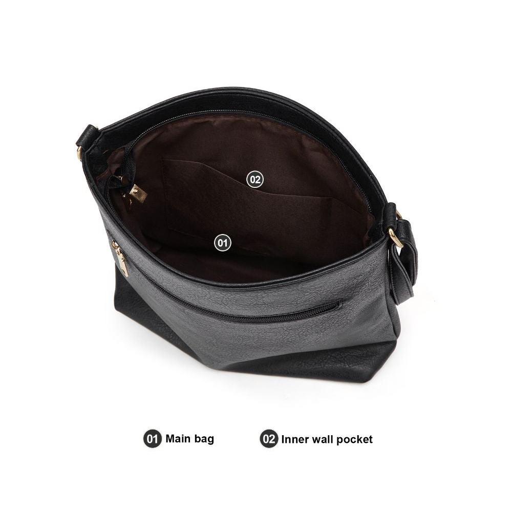 Nina | Stilfuld Læder Crossbody Taske