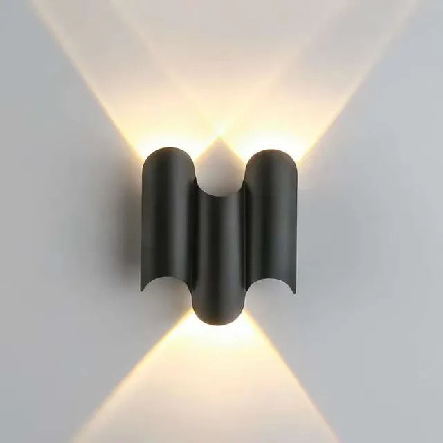 Vegas Vibe Lampe | Moderne Golfmønster Væglampe