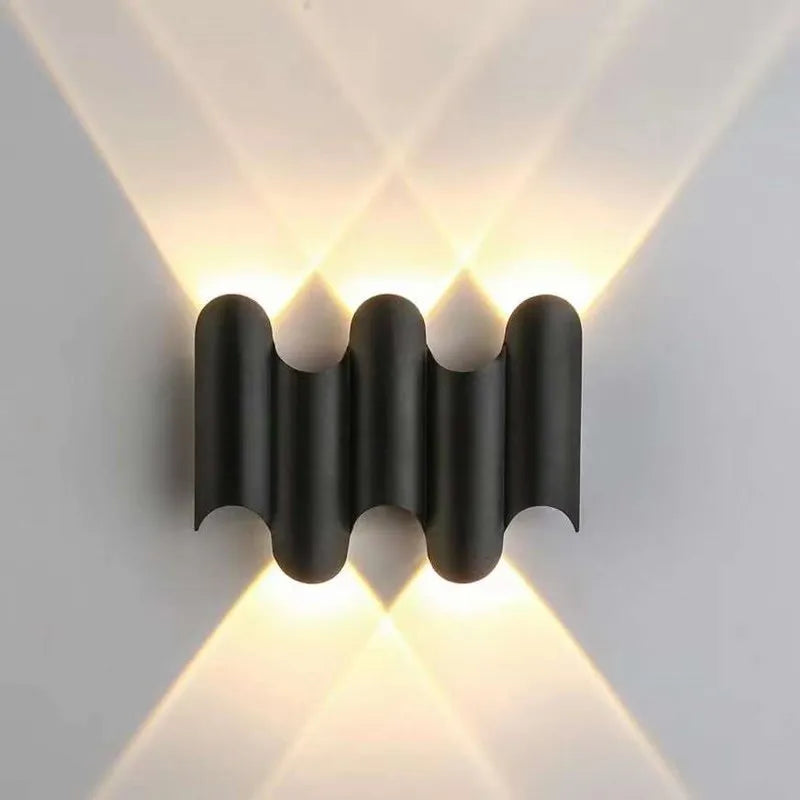 Vegas Vibe Lampe | Moderne Golfmønster Væglampe