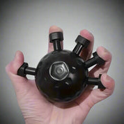 Individuel femfinger- og håndtræningsbold – grebstræner til musikere, klatring og underarmstræning 3