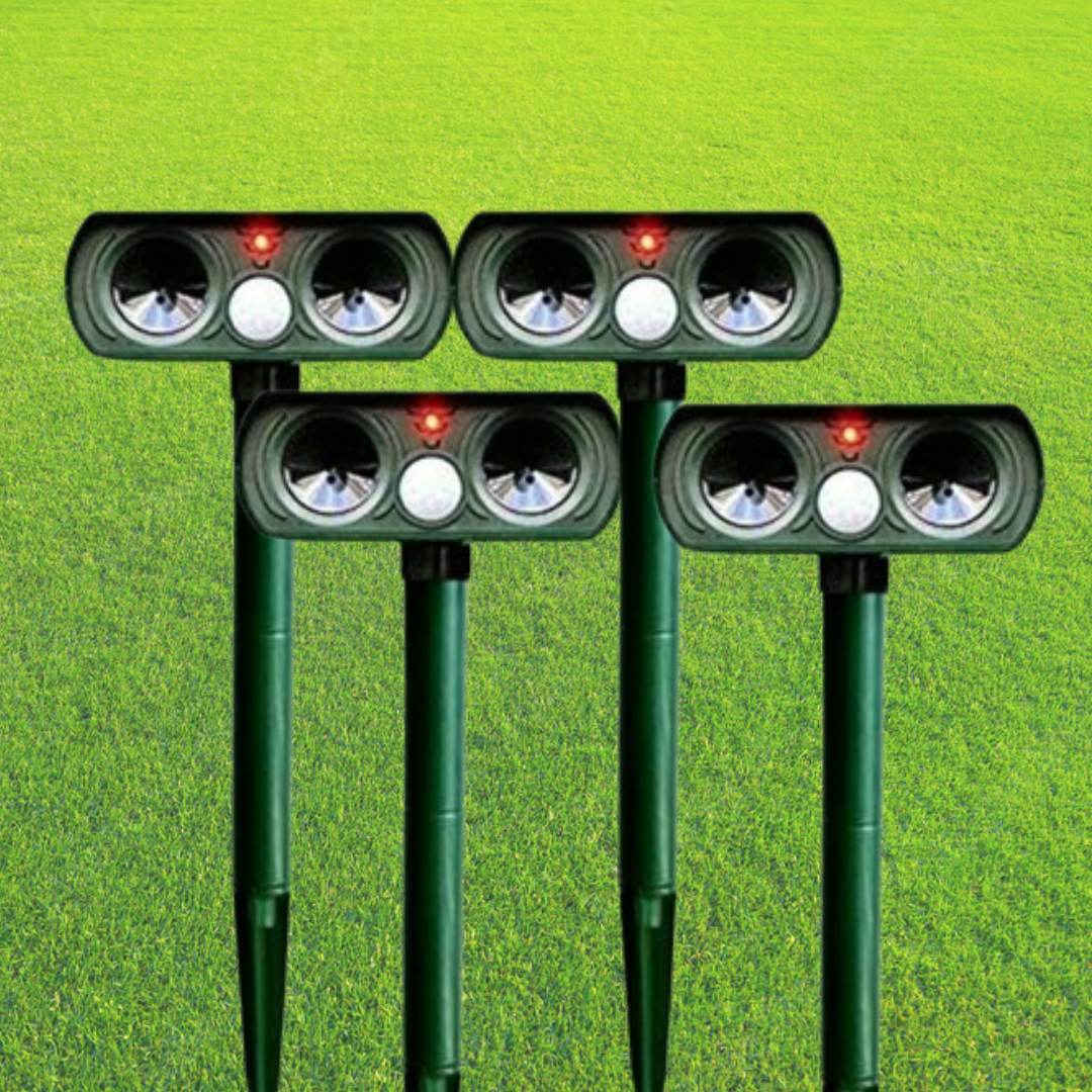 Infrarød soldrevet skadedyrsbekæmper til dyr (1 stk.) 0