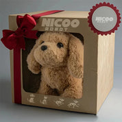 Interaktiv robothvalpelegetøj med gøen og gåfunktioner – Realistisk AI-kælehund til børn 0