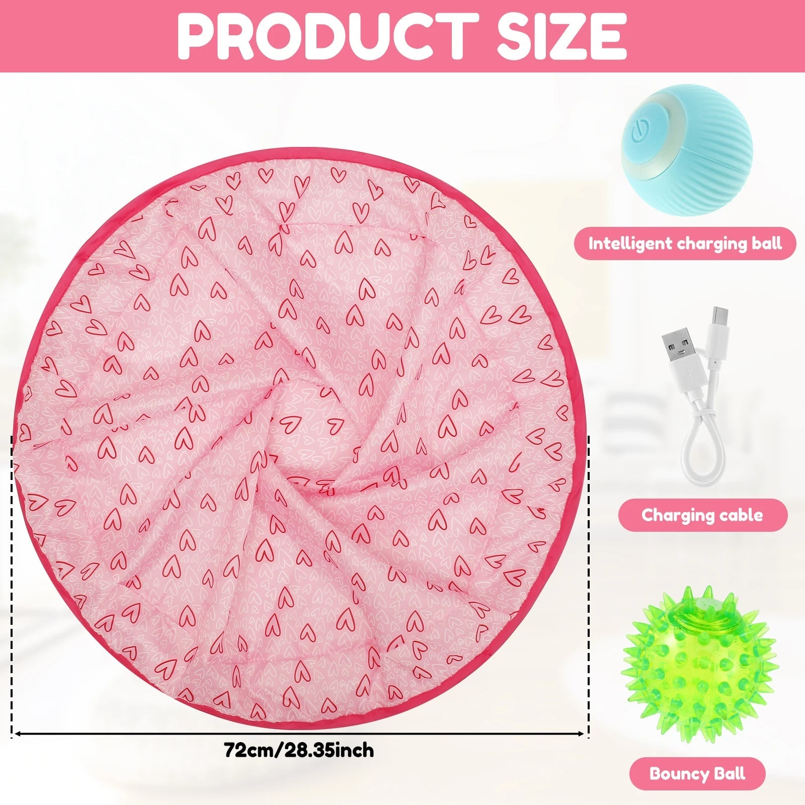 Interaktivt kattejagtlegetøj med smart bold 3