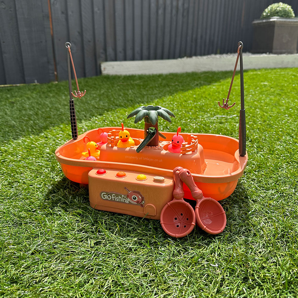 Interaktivt vandfiskespil for børn – andefangstaktivitet, der forbedrer motoriske færdigheder og kreativitet 5