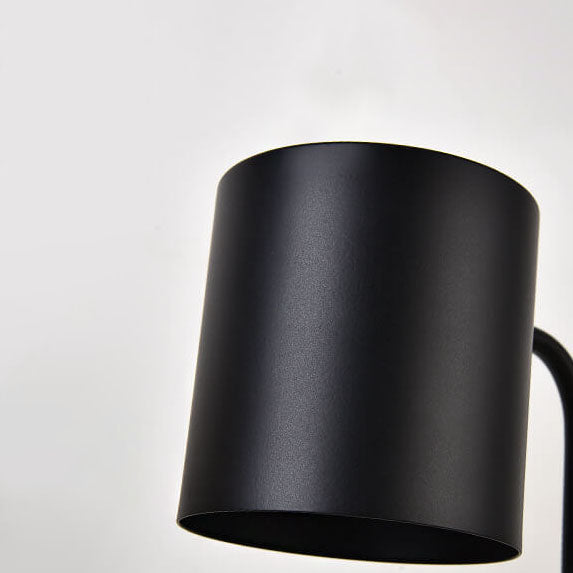 Japansk Minimalistisk Bordlampe med Dæmpning i Sort og Hvid – Træ og Metal Design til Soveværelse eller Stue 2