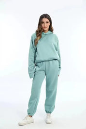 Helene | Komfortabelt Dame Joggingtøj med Hoodie og Joggingbukser