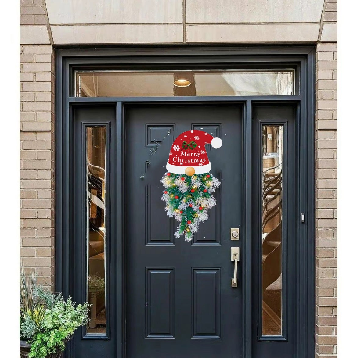 Jule Simulering Fyrretræsgrans Garland Vedhæng Dekoration 5