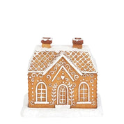 Jule Sne Top Resin Ginger Cake Cottage Røgelsebrænder 2