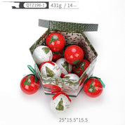 Julegaveæske med juletræsdekorationsvedhæng 7