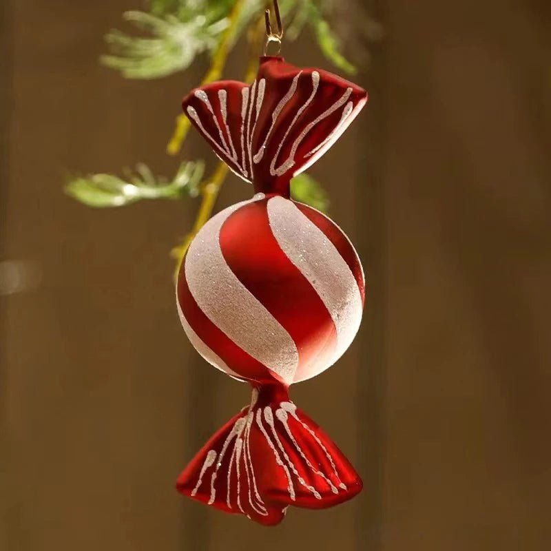 Julepynt - Festlige trævedhæng til juledekoration 1