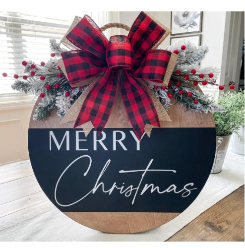 Juletræbræt Guirlande dørpladedekorationer 0