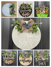 Juletræbræt Guirlande dørpladedekorationer 6