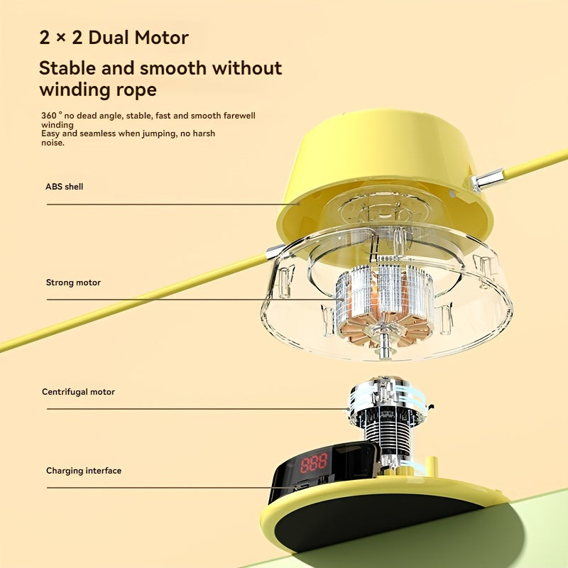 JumpSmart Elektronisk Sjippetov – Trådløs med Digital Tæller og Fjernbetjening 4