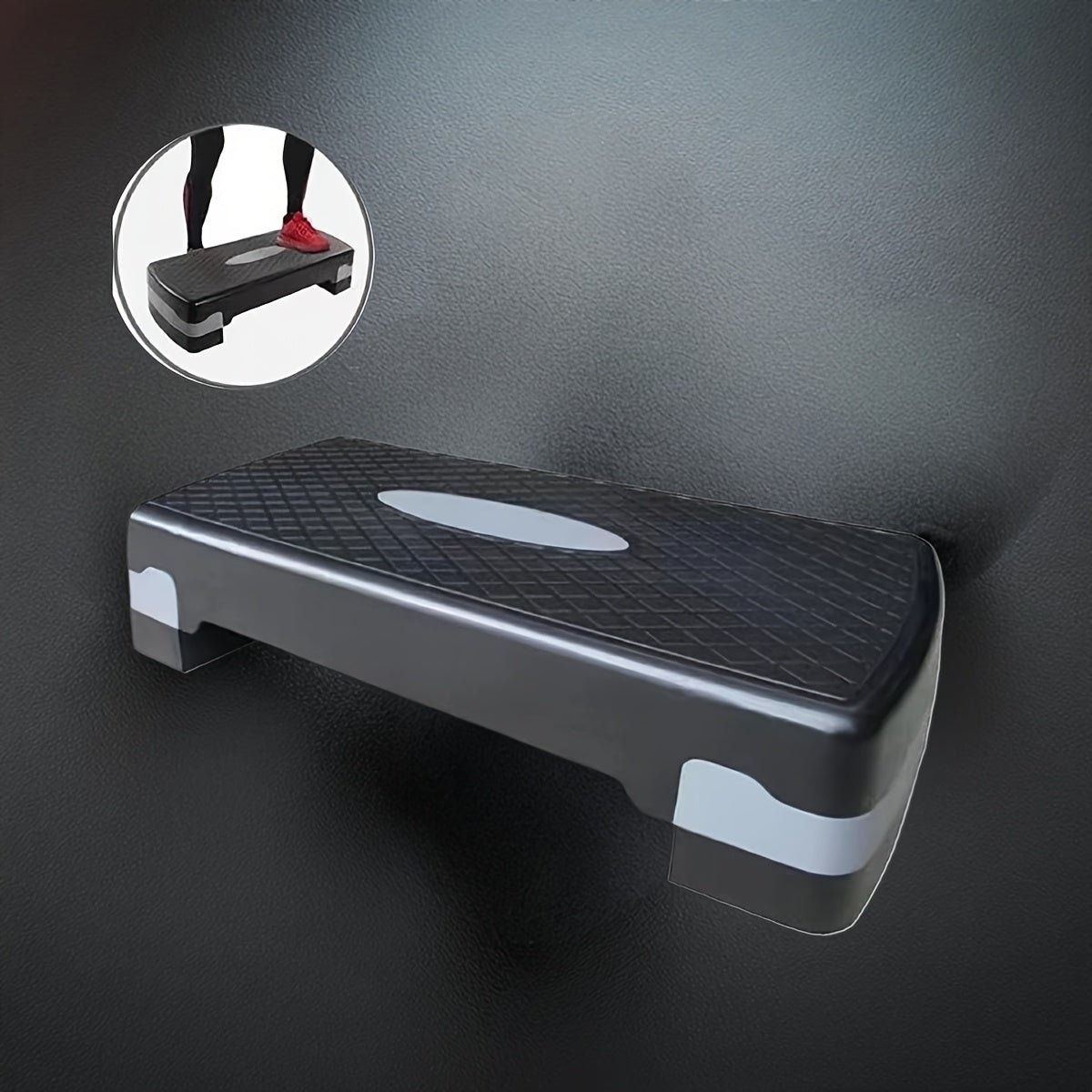 Justerbar aerob stepmaskine med skridsikker overflade – perfekt til hjemme- og fitnesstræning 4