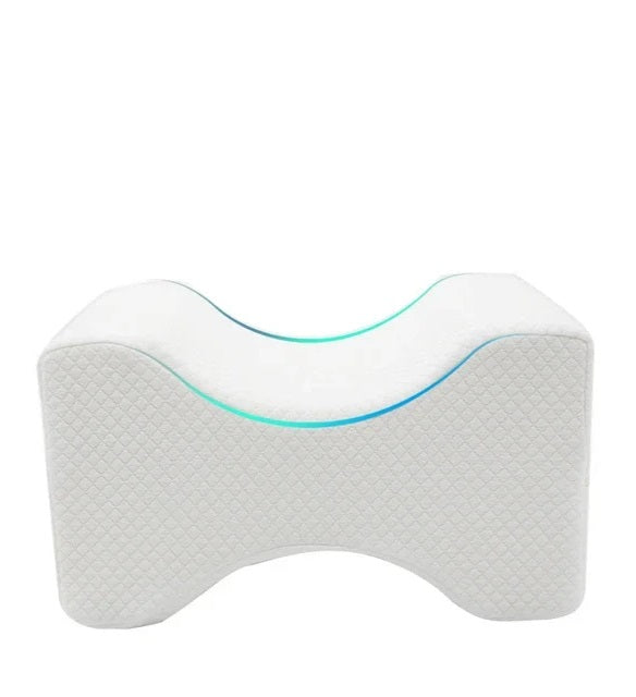 Justerbar benklemmepude med åndbar mesh-rem – Blød komfort til sidesovere, reducerer tryk, justerer rygsøjlen og forbedrer søvnen 4