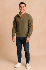 Kajetan | Retro Sweater Med Knapper 0