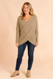 Kalina | Sweater med slå-om-udskæring 4