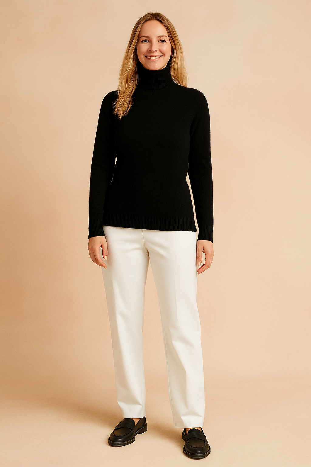Karolina | Glat rullekravetrøje i et klassisk snit 1