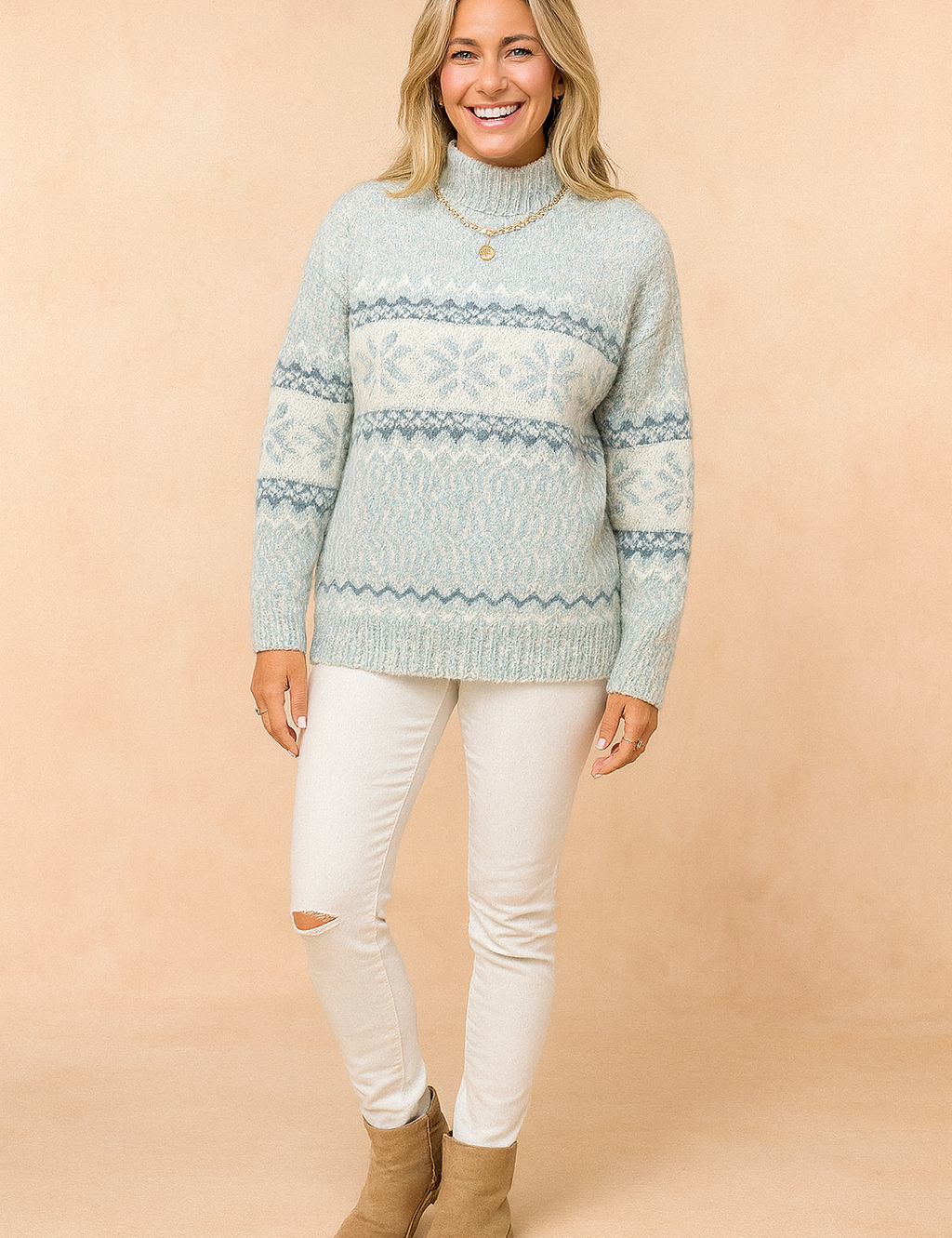 Karolina | Højhalset sweater 0