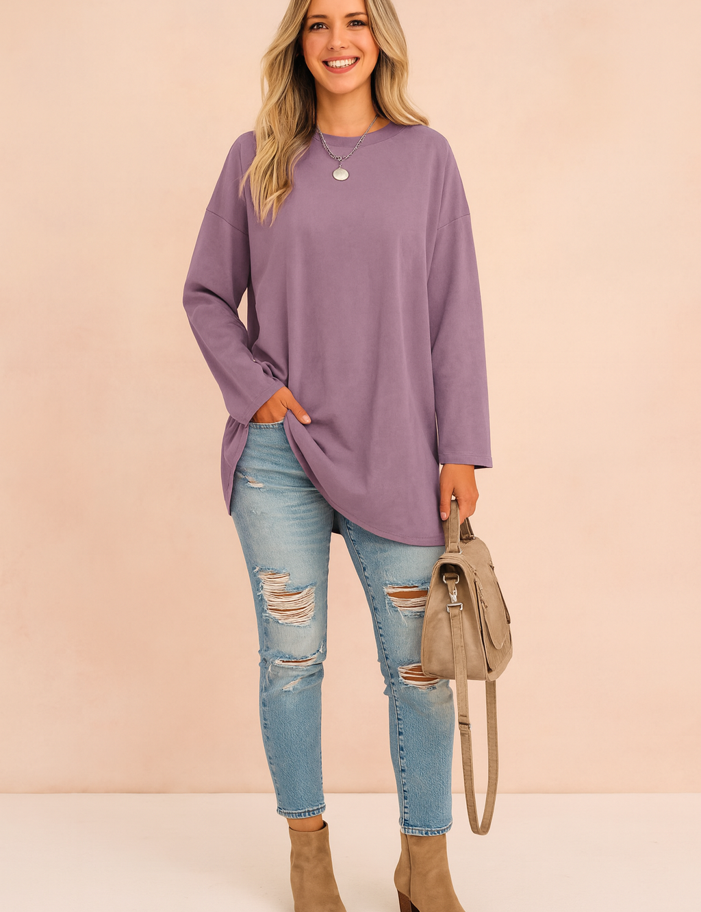 Kinga | Løs oversize sweater 0