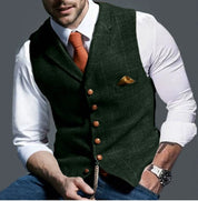 Klassisk vintage vest til mænd | Reverskrave 8