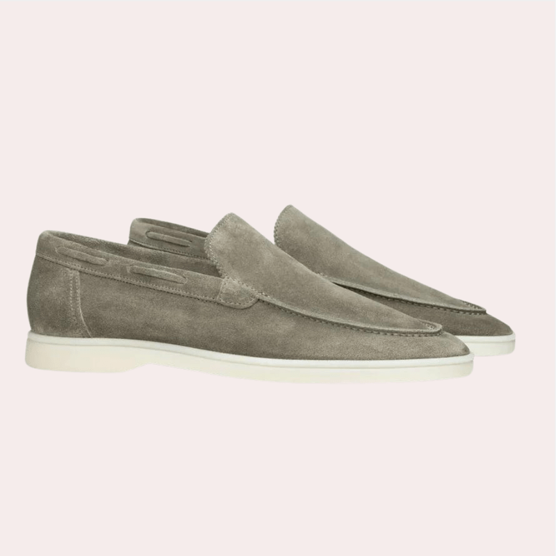 Komfortable slip-on loafers til mænd med stødabsorbering og åndbart design 0