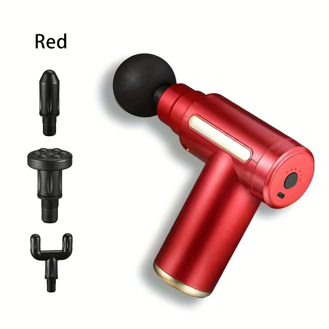 Kompakt massagepistol - Kraftig afslapning for ryg og nakke med stil 10