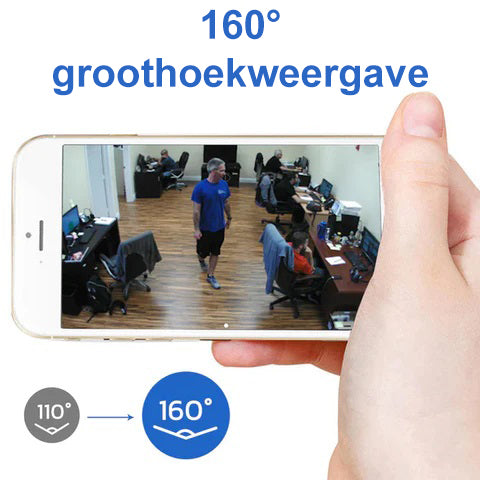 Kompakt trådløst Full HD-overvågningskamera med 160-graders vinkel, nattesyn og 72 timers batterilevetid til hjemmesikkerhed 4
