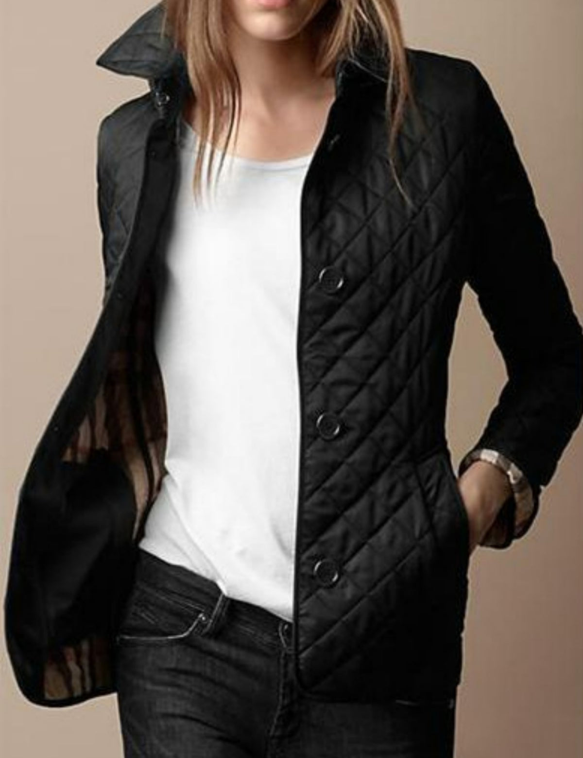 Kylee | Dame casual dynejakke | Button-down 1