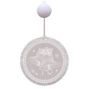 LED-lyskæde, hængelampe, klokke, snefnug, elg, dekorativ festonlampe 4