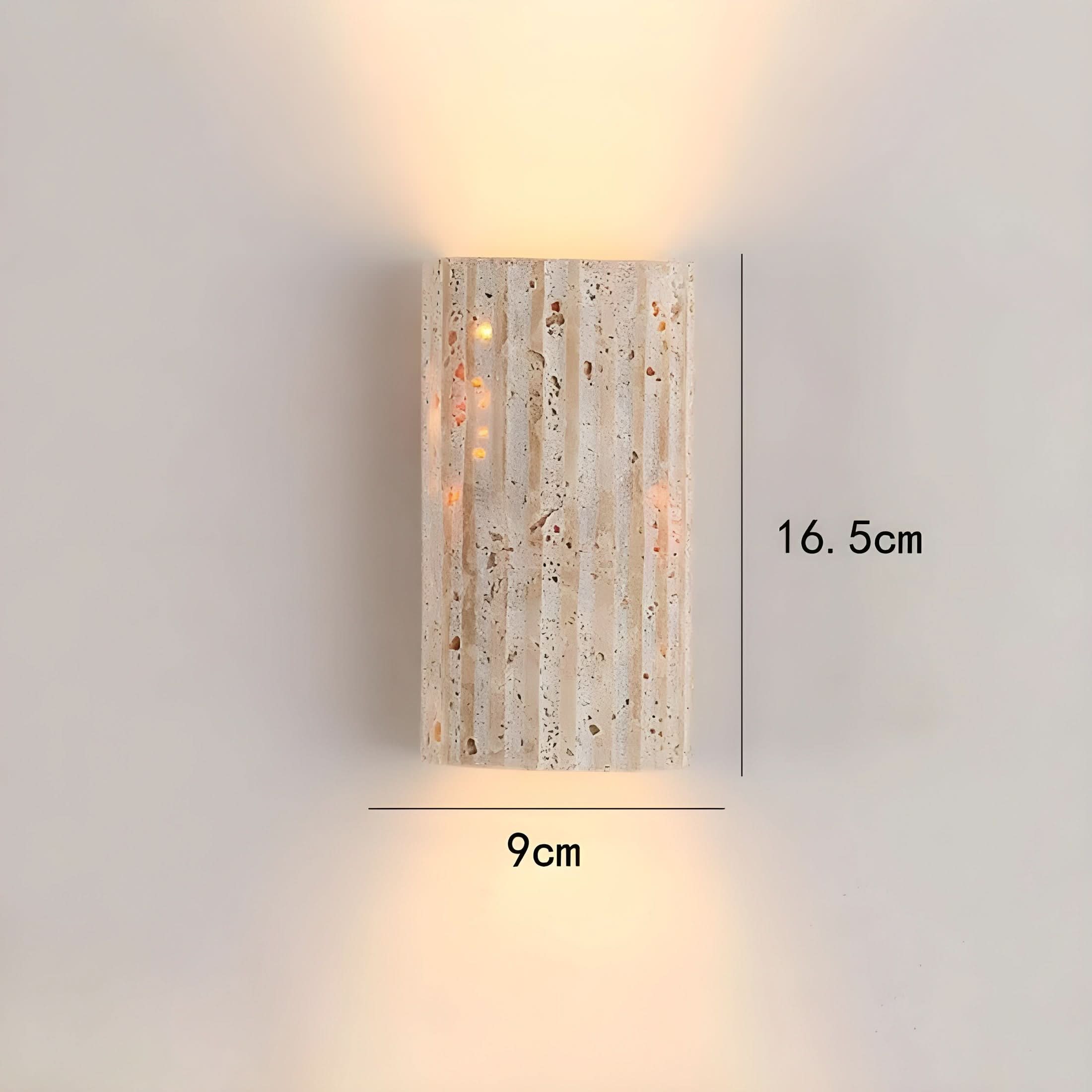 LED-væglampe i natursten 5