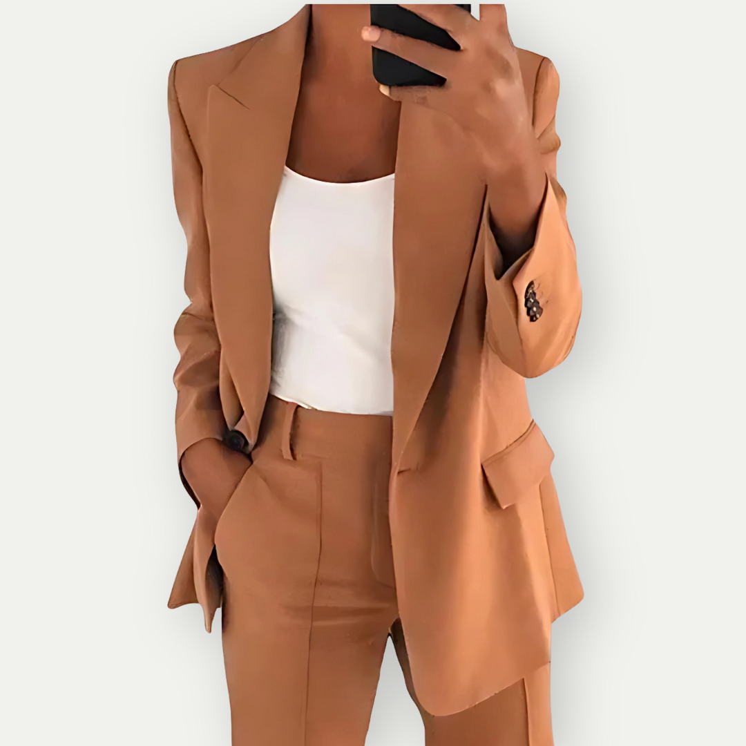 Alliyah | Premium Blazer Sæt til Damer – Elegant og Komfortabel Business Outfit