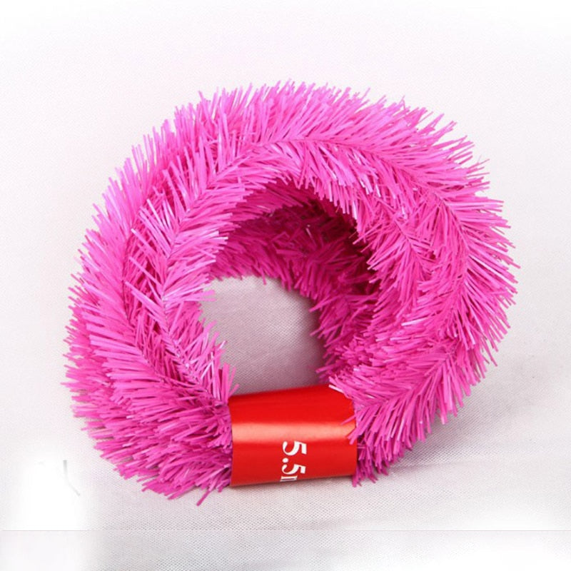 Lang juledekoration med fyrretræ 0