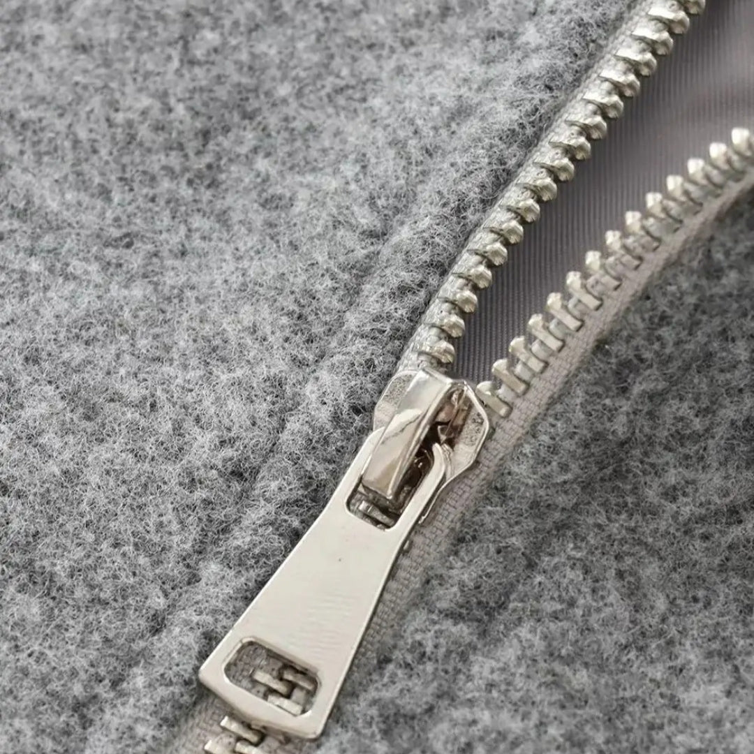 Langærmet overgangsjakke til dame | Cropped fit 5