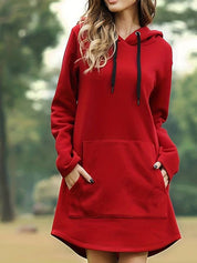 Lange hoodiejurken voor dames | Casual 0