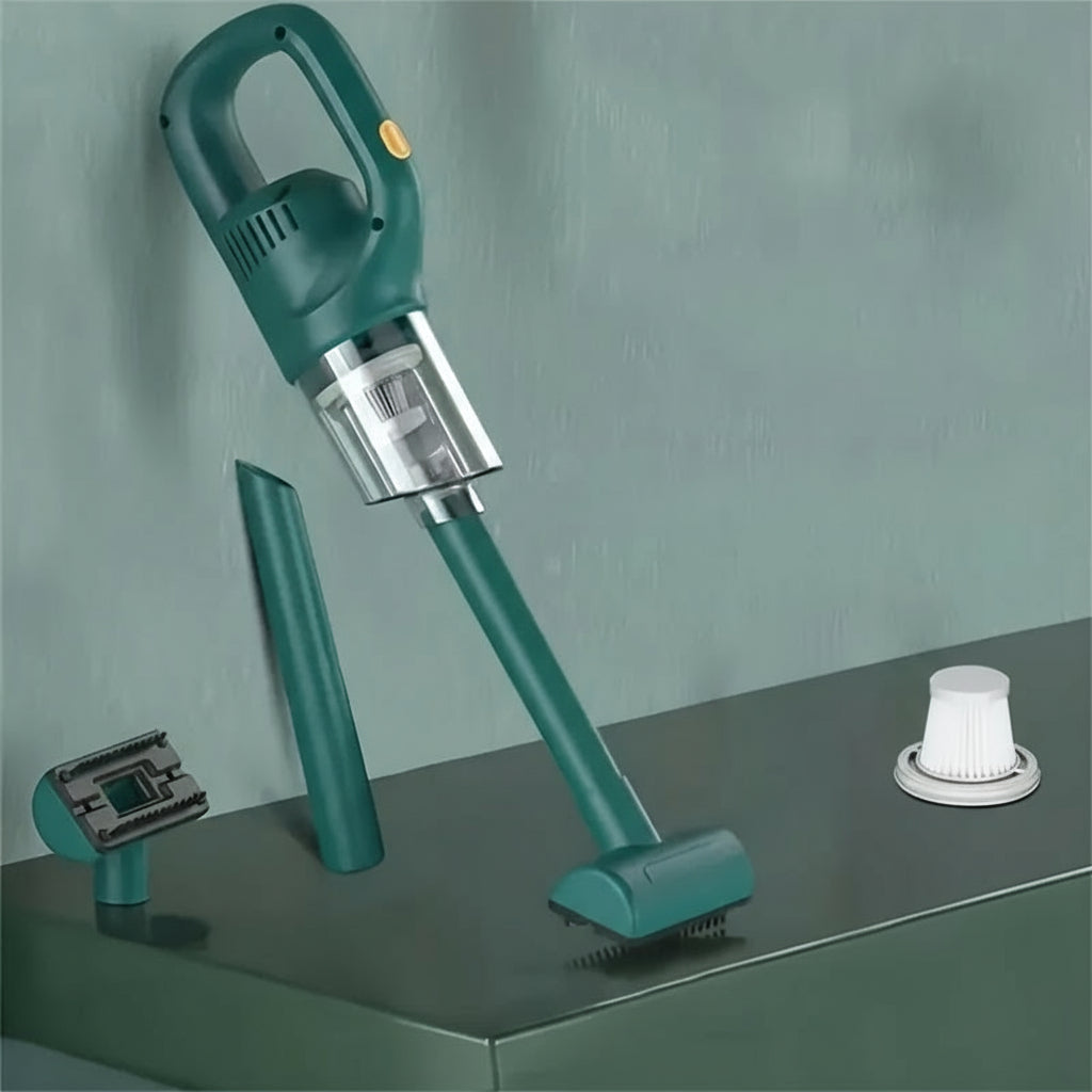 Ledningsfri, genopladelig håndstøvsuger – Højsugende cyklonstøvsuger til hjem, bil og kontor, USB-opladning 1