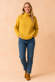 Lena | Højhalset sweater 0