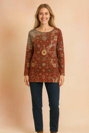 Lena | Sweater med dyb V-hals 1