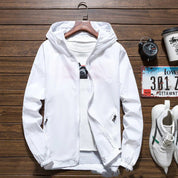 Let, vandtæt vindjakke med hætte til mænd 6