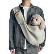 Let og åndbar crossbody-taske til hunde 4