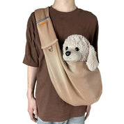 Let og åndbar crossbody-taske til hunde 5