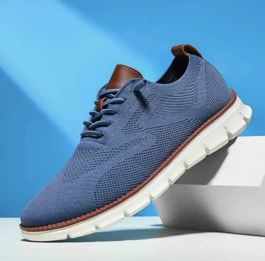 Lette herresneakers i behagelig strikblanding 6