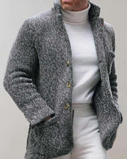 Ethan | Stilfuld Herresweater med Knapstrik