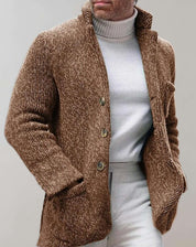 Ethan | Stilfuld Herresweater med Knapstrik