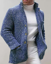 Ethan | Stilfuld Herresweater med Knapstrik